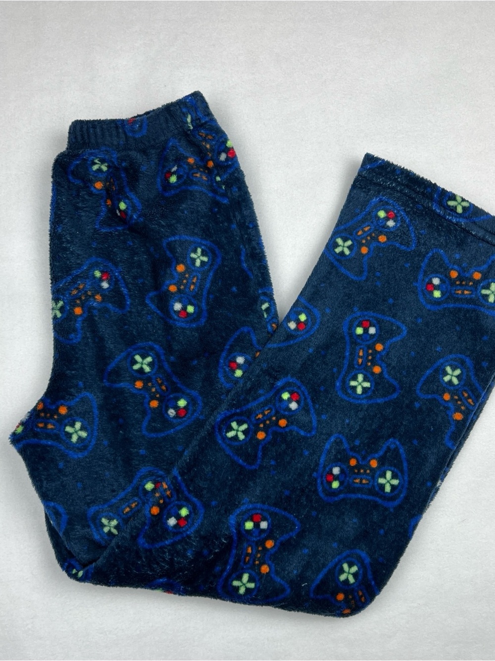 Boys Fleece Game Controller Pajama Bottoms